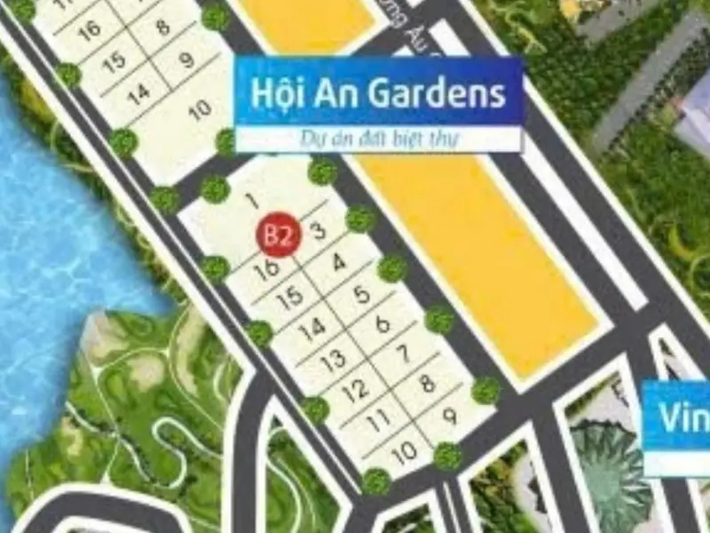 Đất biệt thự Hội An Gardens - ngay biển Cửa Đại - khu nhiều Resort cao cấp - 16m x 25m - Giá 13.2tỷ... Bán đất tại Hội An, Đà Nẵng 01