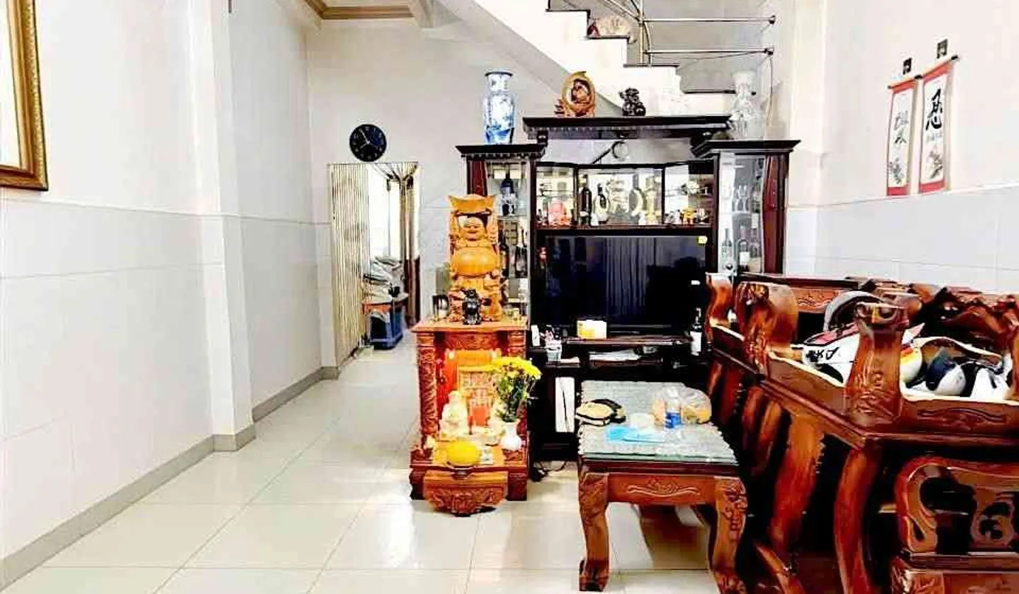 Nhà 3 tầng 4 phòng ngủ gần 60m², hẻm xe hơi né,Phạm Văn Chiêu giá chỉ 6.6 tỷ... Bán nhà riêng tại An Hội Tây, Hồ Chí Minh 01