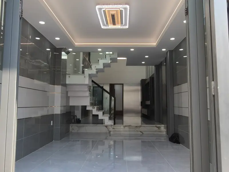Nhà 2 mặt tiền hẻm trước sau 4x 16m trệt lửng 2 lầu sân thượng 5 PN,5WC, nội thất cao cấp, nhà mới... Bán nhà riêng tại Bình Hưng Hòa, Hồ Chí Minh 01