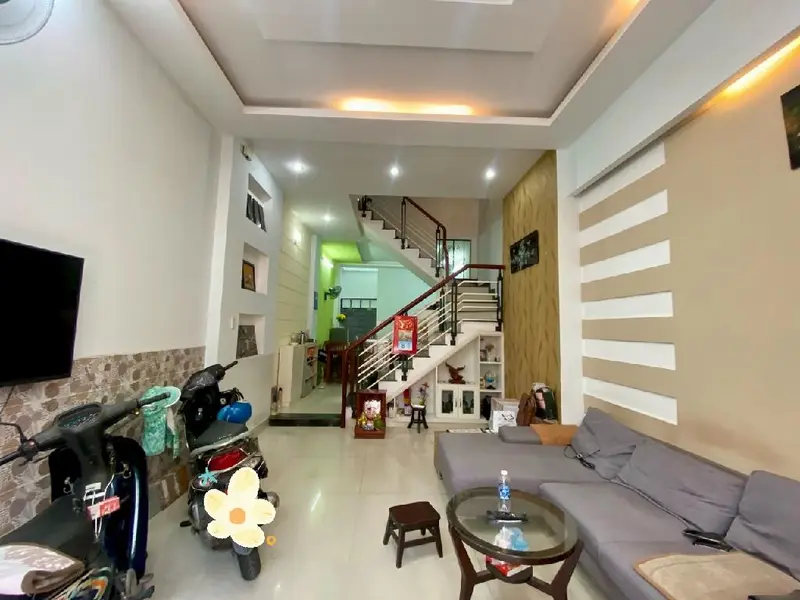 Bán nhà riêng 4 tầng 4 phòng ngủ tại Bình Tân, khu vực Tên Lửa, mặt tiền 4m... Bán nhà riêng tại Bình Trị Đông, Hồ Chí Minh 01