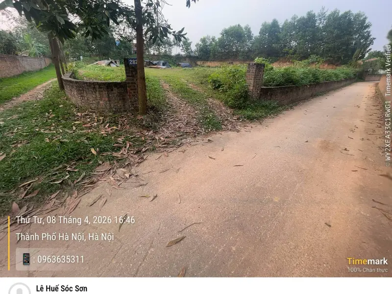 Bán đất Phúc Xuân - Trung Giã, lô góc mặt tiền rộng 48m, 1795m2, pháp lý rõ ràng... Bán đất tại Trung Giã, Hà Nội 01