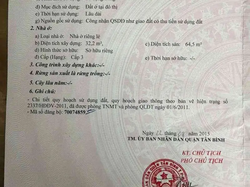 Nhà Tân Sơn 2PN tiện nghi, giá tốt cho nhà đầu tư... Bán nhà riêng tại Tân Sơn, Hồ Chí Minh 01