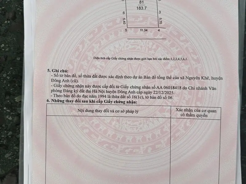 Bán đất 183,7m2 tại Sơn Du giá 12,66 tỷ sổ pháp lý rõ ràng... Bán đất tại Phúc Thịnh, Hà Nội 01