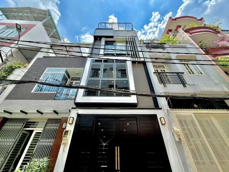 HẺM NHỰA 6M - XE HƠI THÔNG - 5 TẦNG CÓ THANG MÁY - MỚI ĐẸP - NỘI THẤT CAO CẤP - SỔ VUÔNG VỨC... Bán nhà riêng tại Bình Lợi Trung, Hồ Chí Minh 01