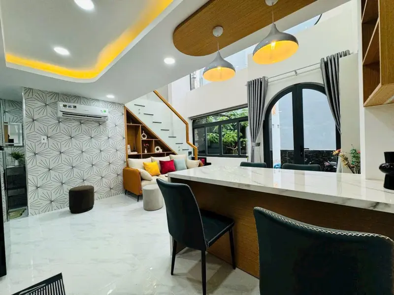 BÁN NHÀ 4 TẤM TẶNG FULL Nội thất Đường Lê Quang Định P.11 Q.Bình Thạnh- giá chỉ 7,65 tỷ TL... Bán nhà riêng tại Bình Lợi Trung, Hồ Chí Minh 01