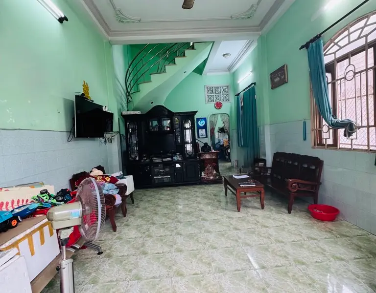 Bán nhà Bình Trị Đông, Bình Tân 
113m2. - 3 tầng - hai mặt tiền 
5.2 x 22. Giá 8ty4... Bán nhà riêng tại Bình Trị Đông, Hồ Chí Minh 01