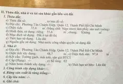 Bán nhanh về quê _ 4PN \ ra hẻm xe hơi 10 m... Bán nhà riêng tại Trung Mỹ Tây, Hồ Chí Minh 01