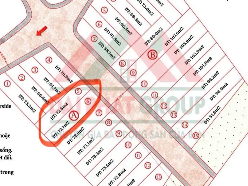 Bán đất vuông vức 72,7 m2 khu dân cư Sài Gòn Mới, Nhà Bè, mặt tiền 4m, pháp lý cơ sở... Bán đất tại Nhà Bè, Hồ Chí Minh 01