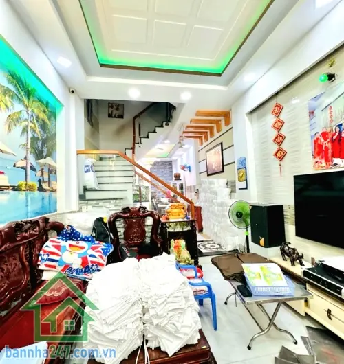 CHỈ 11 TỶ – MẶT TIỀN KHU HỌ LÊ – GẦN LÊ THÚC HOẠCH – 68M² – 4 TẦNG – 5PN - 6WC – Ô TÔ ĐẬU ĐỖ THOẢI... Bán nhà mặt phố tại Phú Thọ Hòa, Hồ Chí Minh 01