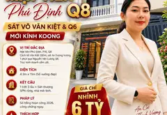 Siêu phẩm nhà mặt tiền Bến Phú Định sát Võ Văn Kiệt cùng giá cực hấp dẫn... Bán nhà mặt phố tại Bình Phú, Hồ Chí Minh 01