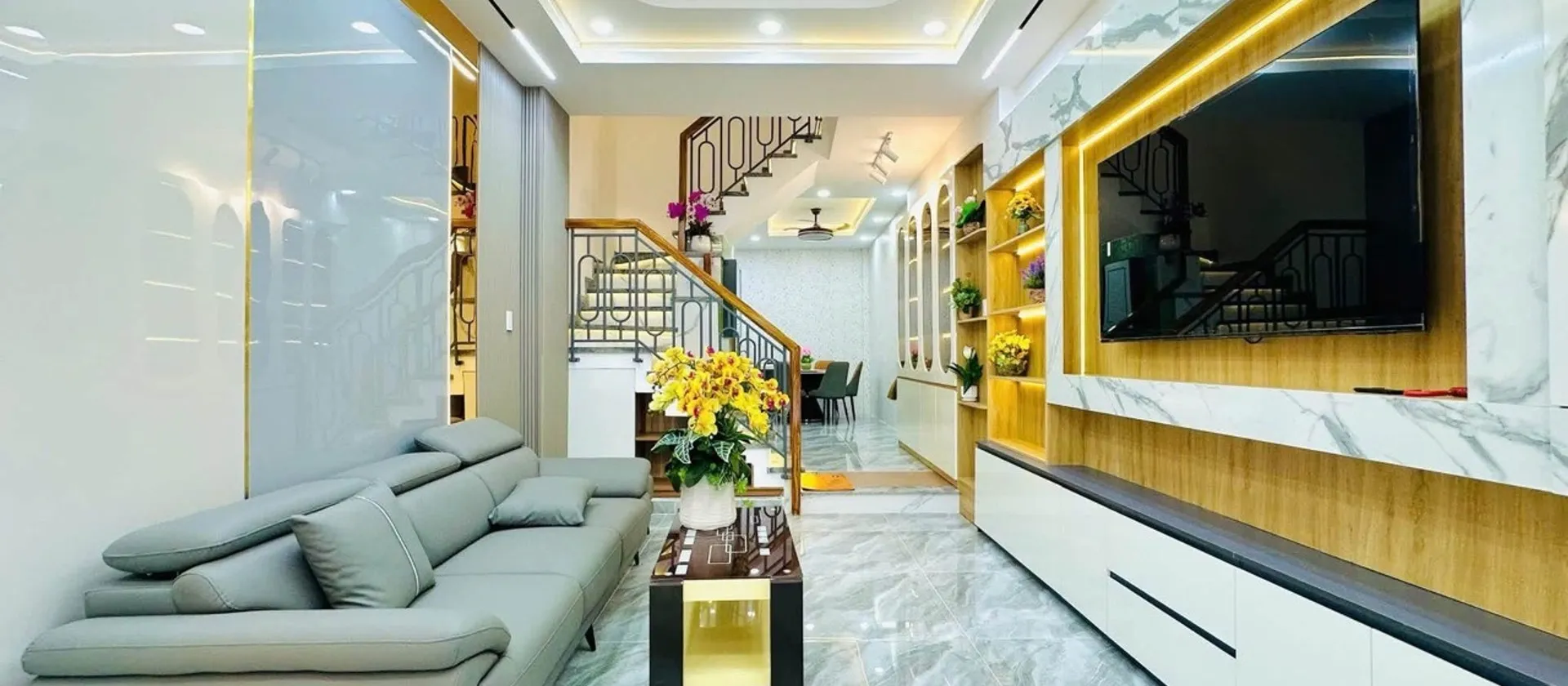 Nhà Nguyễn Tư Giản, 3 tầng, 4Pn... Bán nhà riêng tại An Hội Tây, Hồ Chí Minh 01
