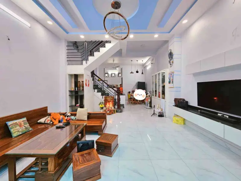 Bán nhà riêng 3 tầng diện tích 77m² tại Phường Phước Long B Cũ, Trung tâm Quận 9 cũ, mặt tiền 5.2m... Bán nhà riêng tại Phước Long, Hồ Chí Minh 01