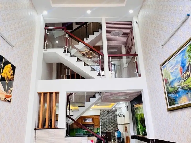 Bán nhà riêng 4 tầng Tân Chánh Hiệp Q.12 gần mặt tiền, 56.6m2, 4 phòng ngủ... Bán nhà riêng tại Trung Mỹ Tây, Hồ Chí Minh 01