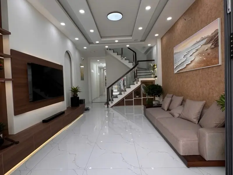 NHÀ MỚI 2 TẦNG 100m2 MẶT TIỀN HẺM XE 3 GÁC , NGAY PHÚ MỸ HƯNG... Bán nhà riêng tại Tân Mỹ, Hồ Chí Minh 01