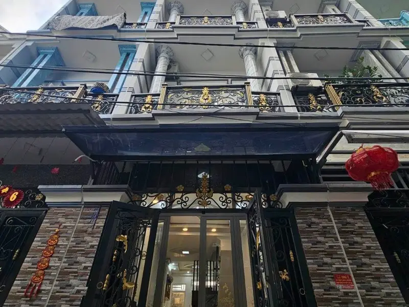 Nhà 4 tầng nở hậu tại Bình Phú Quận 6 - Giá ưu đãi... Bán nhà riêng tại Bình Phú, Hồ Chí Minh 01